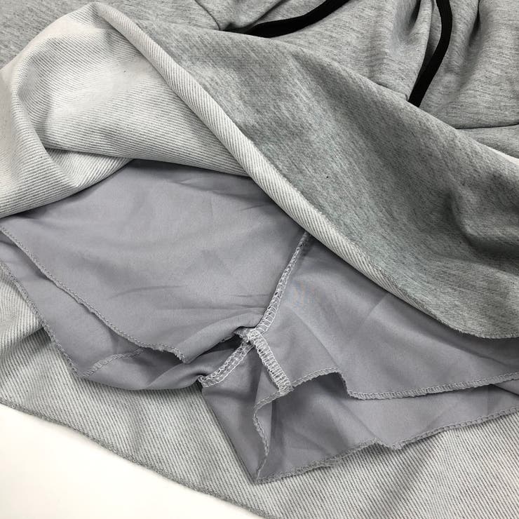 Vネックロゴトレーナー×ティアードミニスカート 2点SET 秋 | SHEENA  | 詳細画像36 