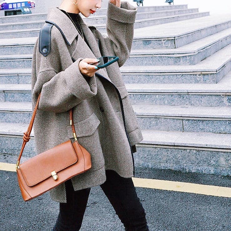 シーン選ばず使える大人のショートコート ウールコート