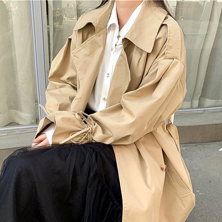 キャンディスリーブミドル丈トレンチコート 春 秋 | SHEENA  | 詳細画像13 