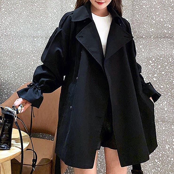 キャンディスリーブミドル丈トレンチコート 春 秋 | SHEENA  | 詳細画像15 