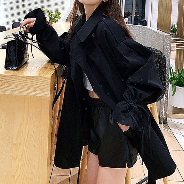 キャンディスリーブミドル丈トレンチコート 春 秋 | SHEENA  | 詳細画像17 