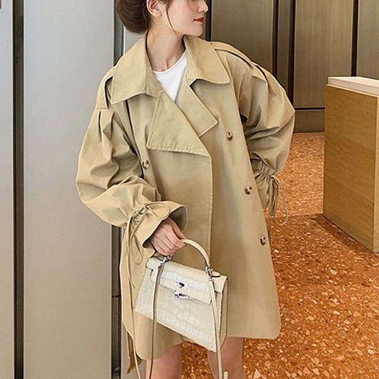キャンディスリーブミドル丈トレンチコート 春 秋 | SHEENA  | 詳細画像7 