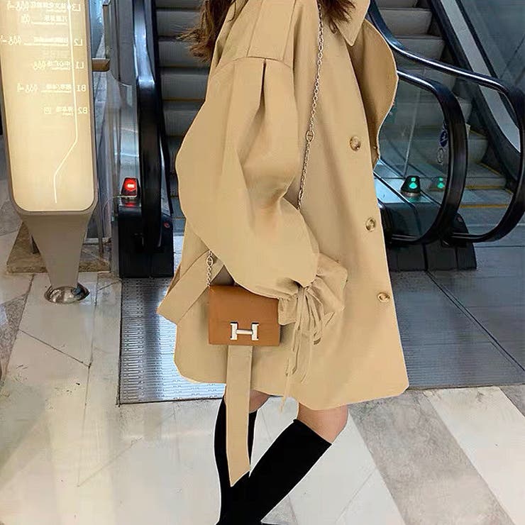 キャンディスリーブミドル丈トレンチコート 春 秋 | SHEENA  | 詳細画像8 