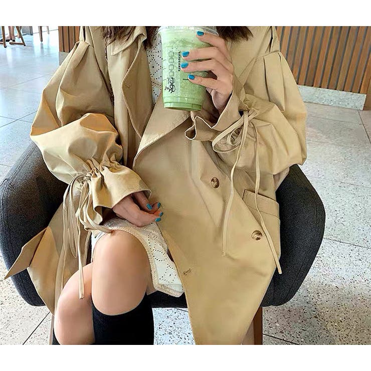 キャンディスリーブミドル丈トレンチコート 春 秋 | SHEENA  | 詳細画像9 