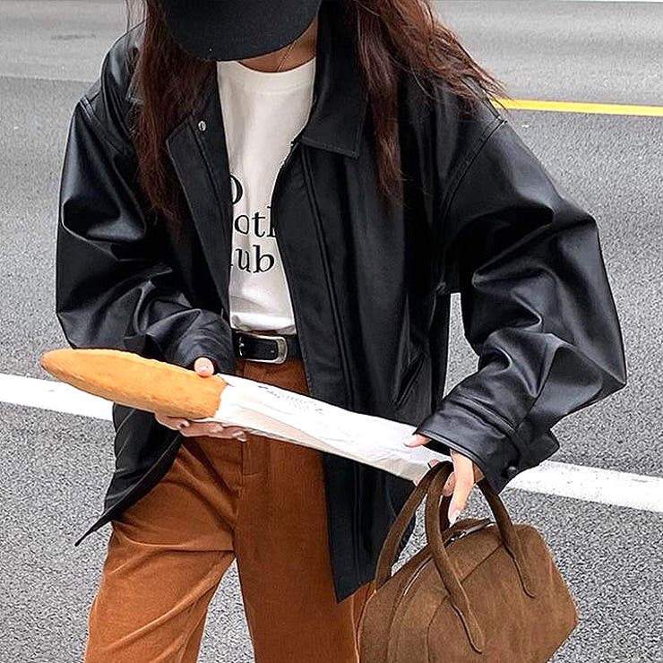 shesame（シーセム）の「フェイクレザーJK（ブルゾン）」 - WEAR