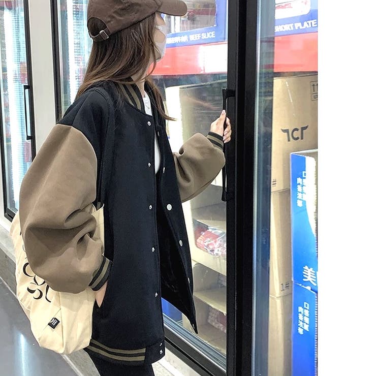 ワンポイントロゴスウェットスタジャン 秋 冬 | SHEENA  | 詳細画像15 