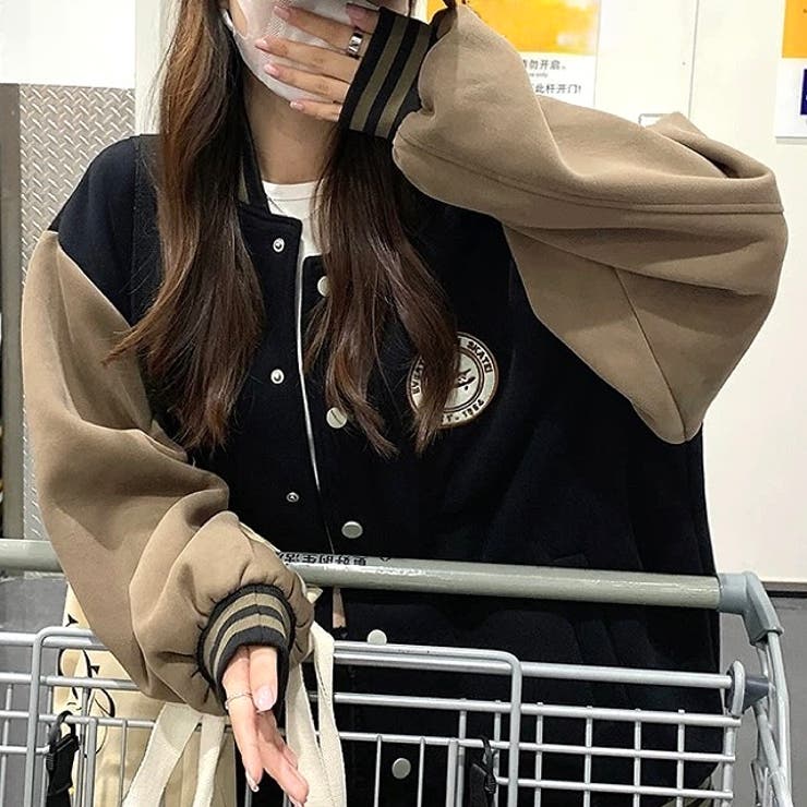 ワンポイントロゴスウェットスタジャン 秋 冬 | SHEENA  | 詳細画像18 