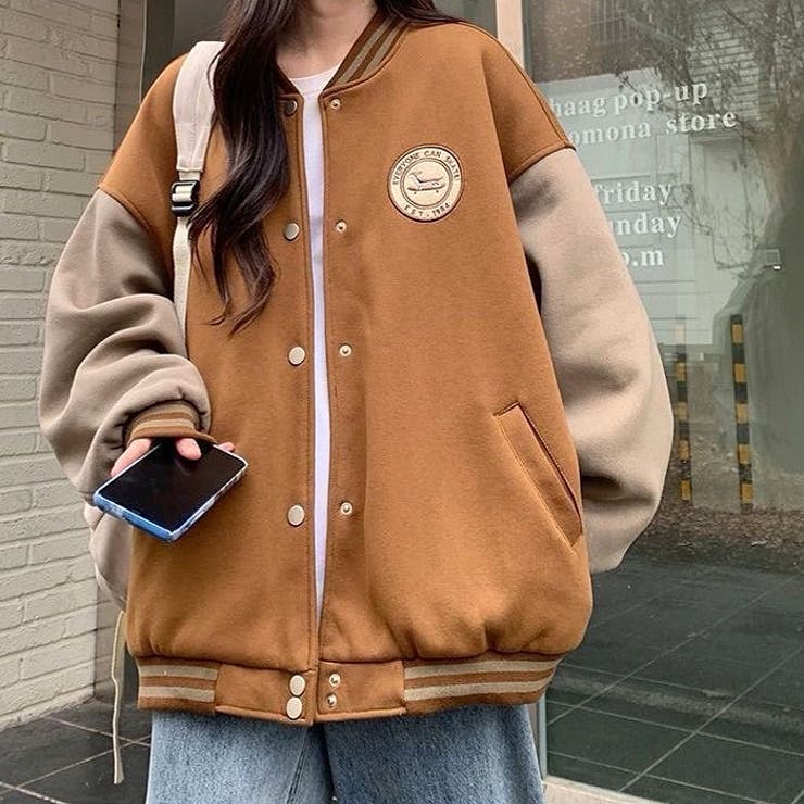 ワンポイントロゴスウェットスタジャン 秋 冬 | SHEENA  | 詳細画像22 