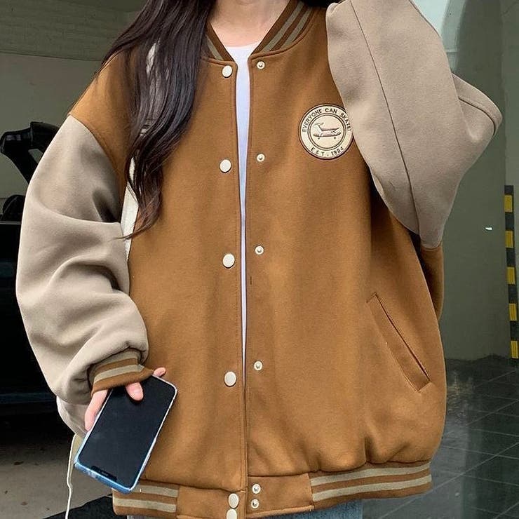 ワンポイントロゴスウェットスタジャン 秋 冬 | SHEENA  | 詳細画像23 