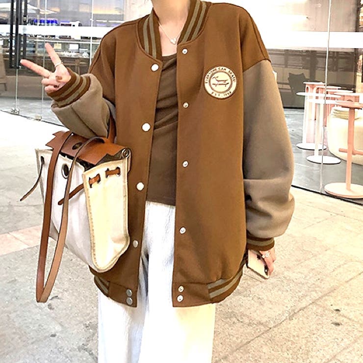 ワンポイントロゴスウェットスタジャン 秋 冬 | SHEENA  | 詳細画像24 