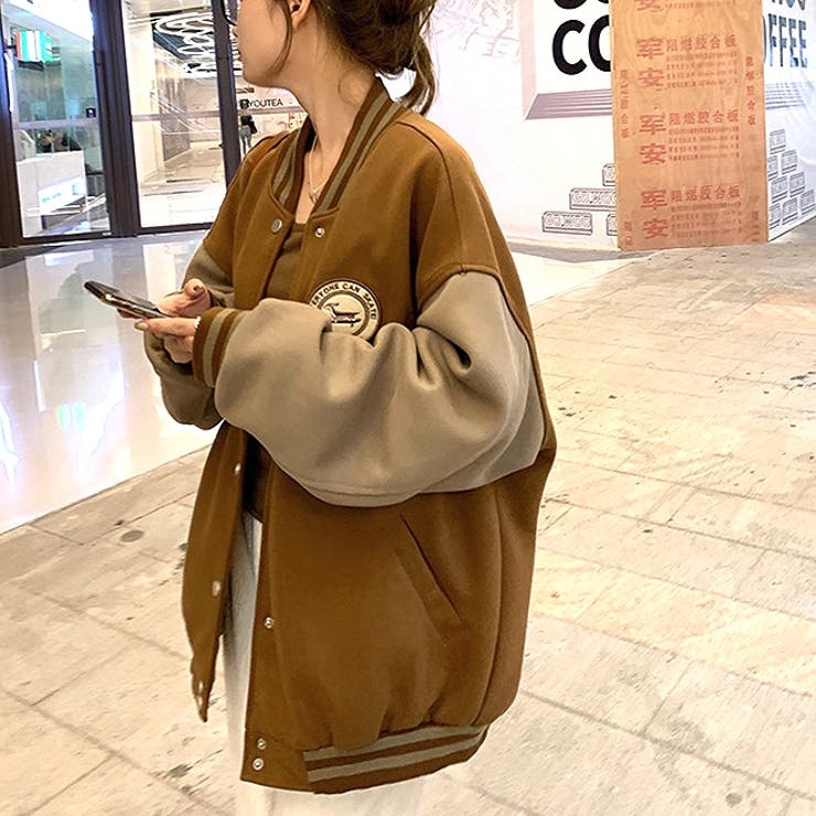 ワンポイントロゴスウェットスタジャン 秋 冬 | SHEENA  | 詳細画像25 