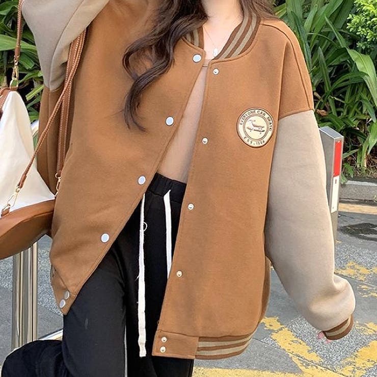 ワンポイントロゴスウェットスタジャン 秋 冬 | SHEENA  | 詳細画像32 