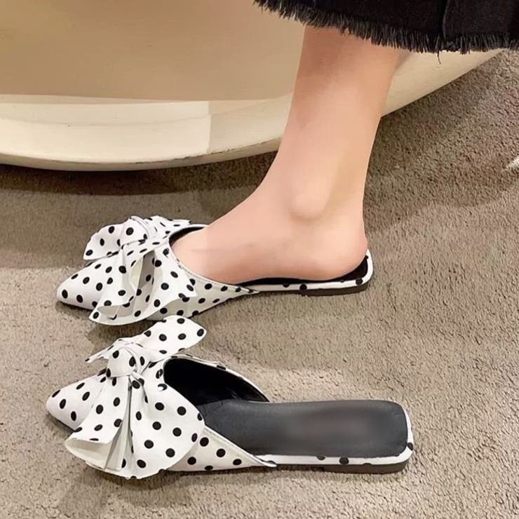 ポインテッドリボンフラットミュール 春 夏 | SHEENA  | 詳細画像19 