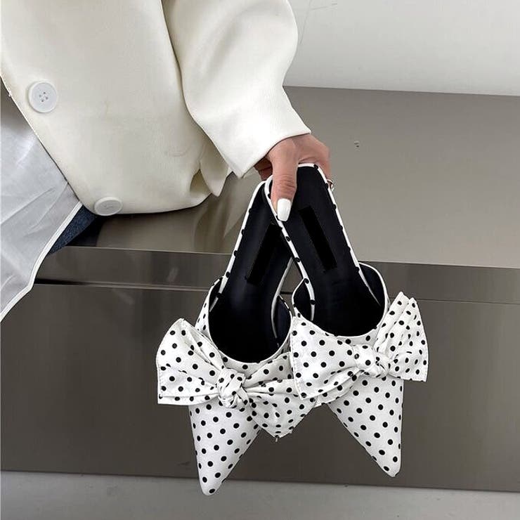 ポインテッドリボンフラットミュール 春 夏 | SHEENA  | 詳細画像21 