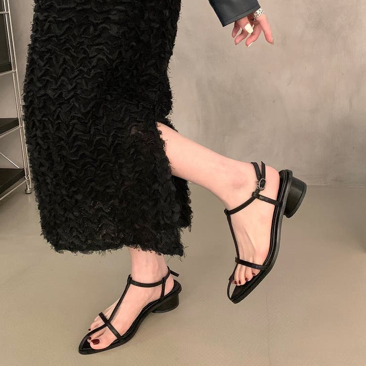 Tストラップポインテッドトゥサンダル 春 夏 | SHEENA  | 詳細画像28 