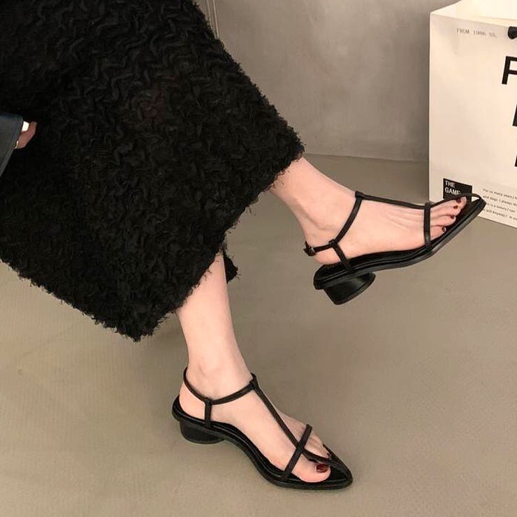 Tストラップポインテッドトゥサンダル 春 夏 | SHEENA  | 詳細画像29 