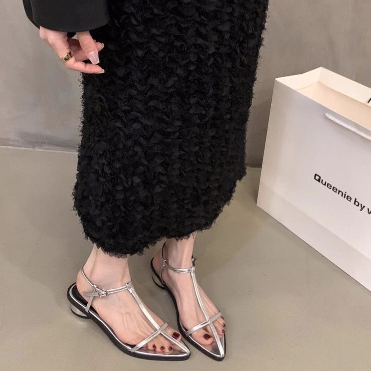 Tストラップポインテッドトゥサンダル 春 夏 | SHEENA  | 詳細画像9 