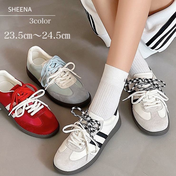 ダブルシューレースラインスニーカー | SHEENA  | 詳細画像1 