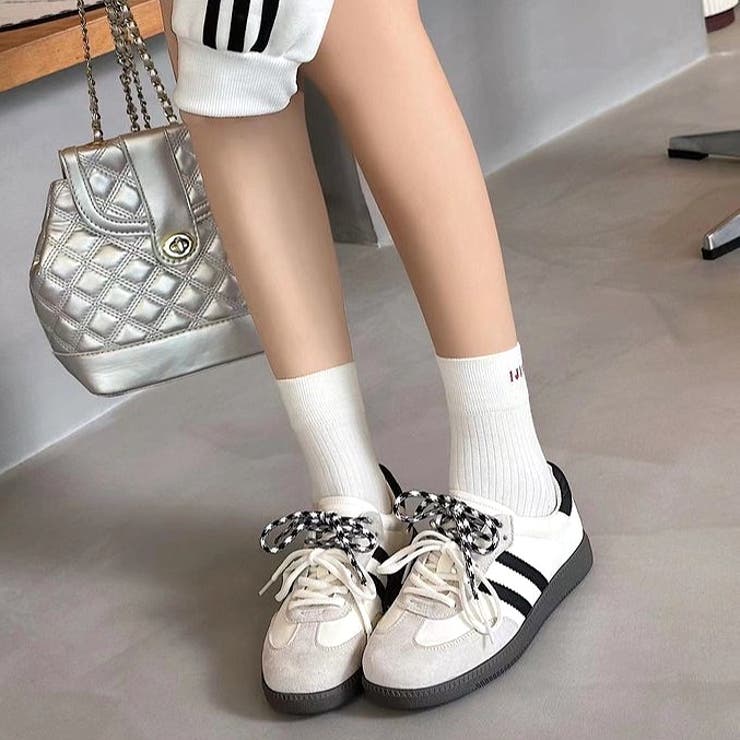 ダブルシューレースラインスニーカー | SHEENA  | 詳細画像2 