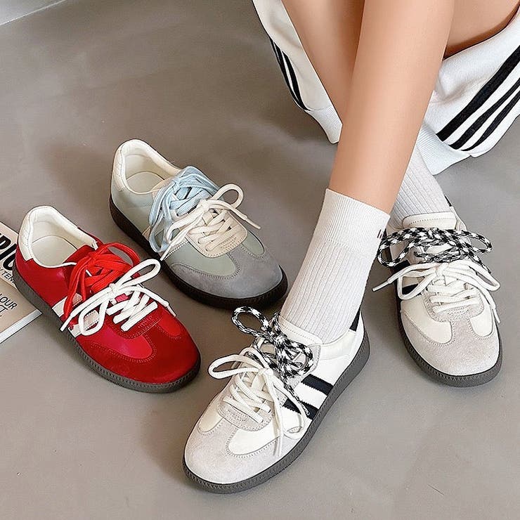 ダブルシューレースラインスニーカー | SHEENA  | 詳細画像26 