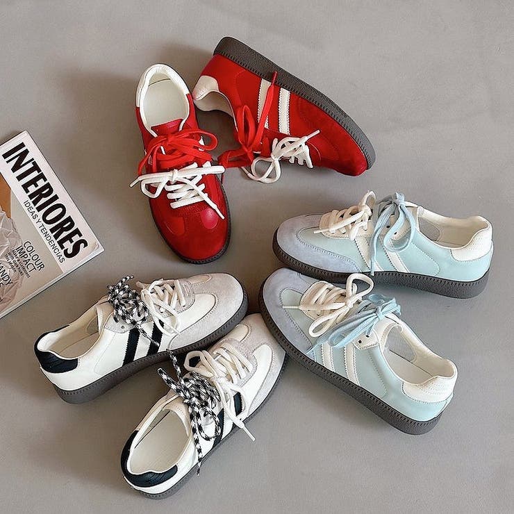 ダブルシューレースラインスニーカー | SHEENA  | 詳細画像30 