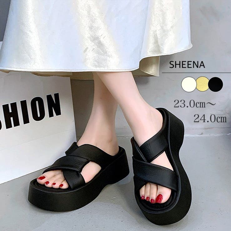 ツイスト厚底サンダル | SHEENA  | 詳細画像1 