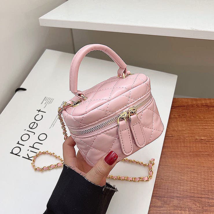 キルティングチェーンミニバッグ バッグ ミニ[品番：SHNW0006255