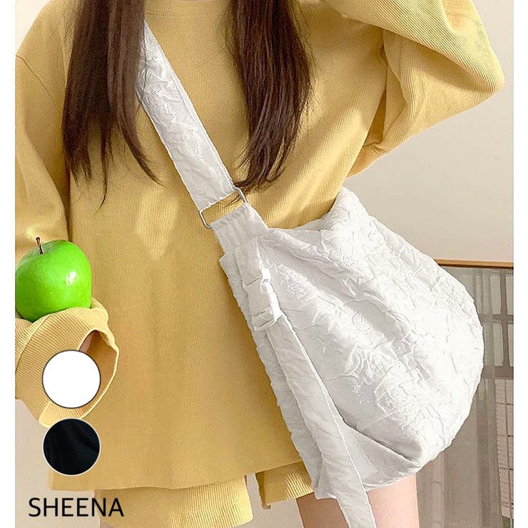 フラワーエンボスショルダーバッグ 春 夏[品番：SHNW0009134]｜SHEENA