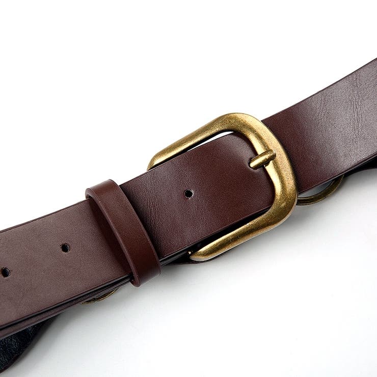 WOLF'S HEAD / PYTHON LEATHER BELT (TYPE-2)【SILVER】｜WACKO