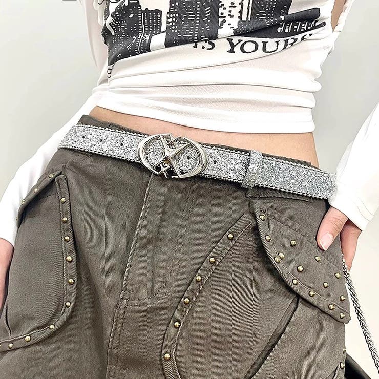 グリッターラメキラキラベルト[品番：SHNW0012632]｜SHEENA （シーナ