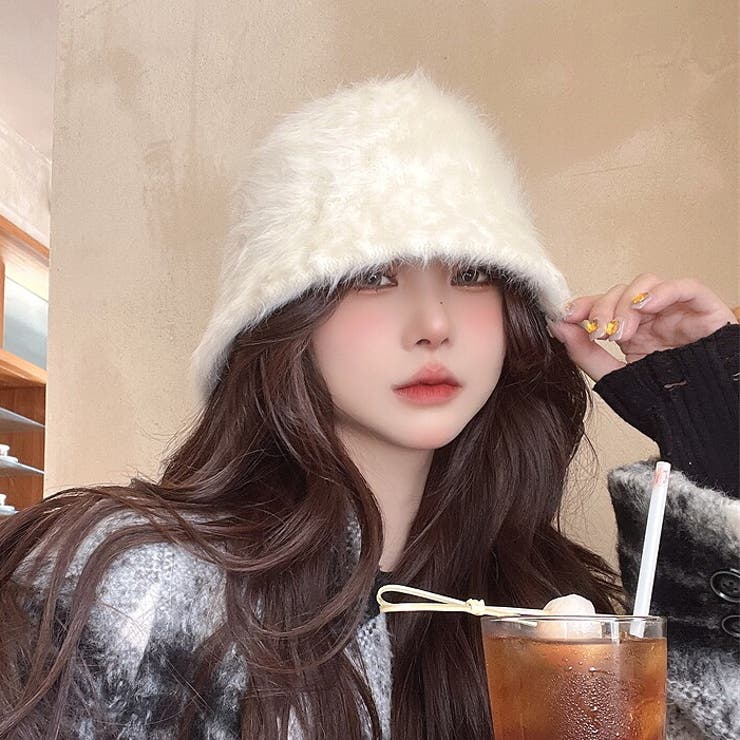 フェイクファーバケットハット 秋 冬[品番：SHNW0010153]｜SHEENA