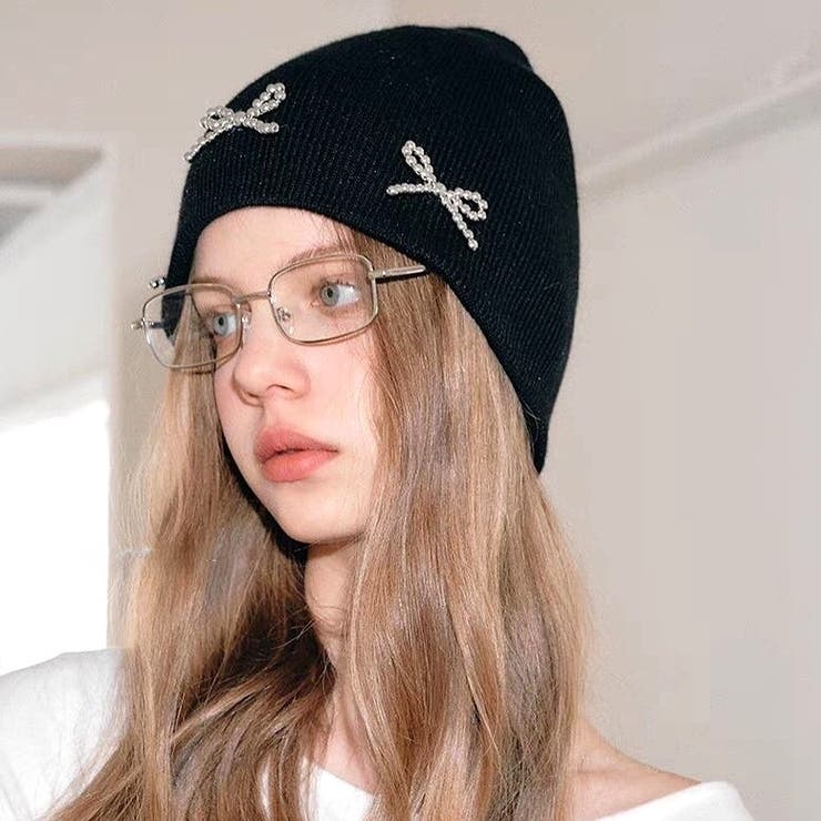 ビーズリボンニットビーニー 秋 冬 | SHEENA  | 詳細画像20 