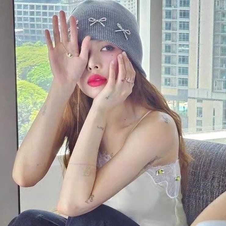 ビーズリボンニットビーニー 秋 冬 | SHEENA  | 詳細画像33 