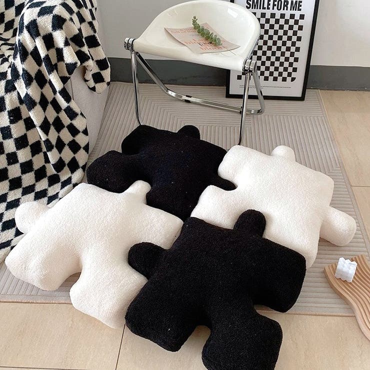 もこもこパズルピースクッション | SHEENA  | 詳細画像2 