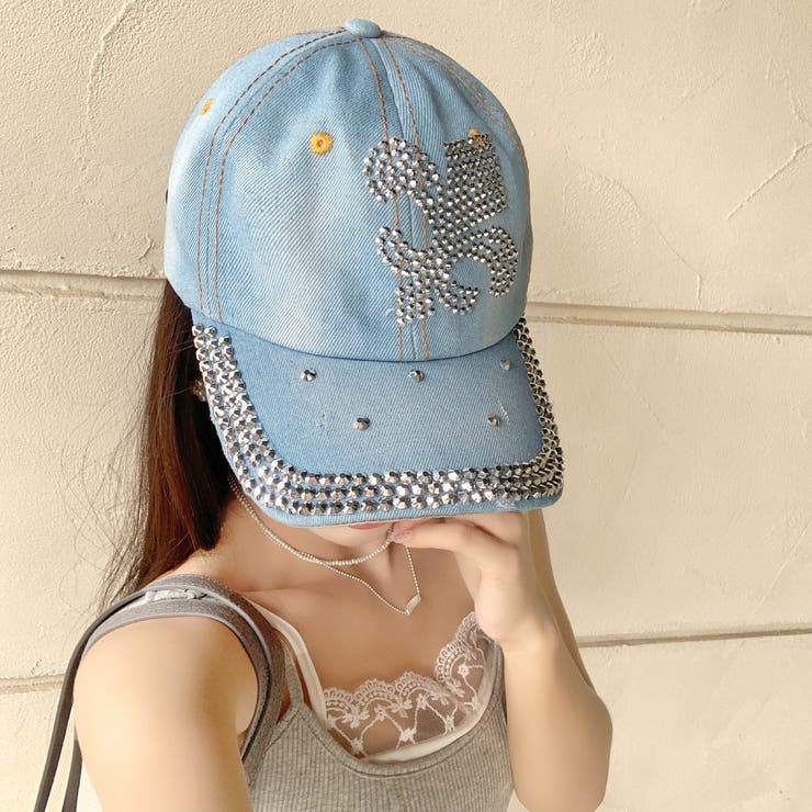 美品　グッチ　キラキラ　デニムキャップ キラキラデニムキャップ 23-4-015 | prologueikebukuro's STORE