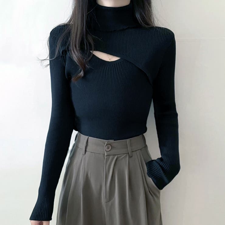 穴あきセーター セクシー 春新作[品番：SHNW0005869]｜Achic