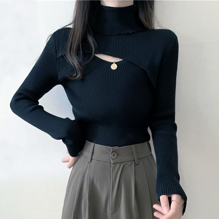 穴あきセーター セクシー 春新作[品番：SHNW0005869]｜Achic