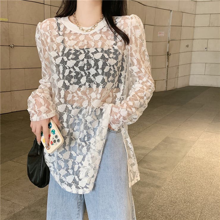 AMERI 花柄シアートップス 新品、未使用品