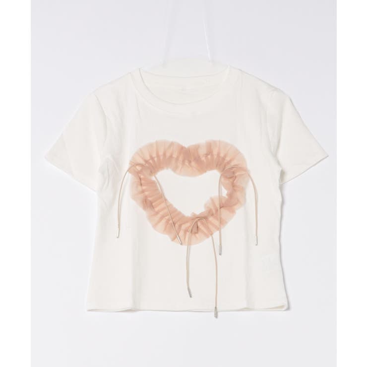 ハート　Heart Tシャツ Lサイズ 楽天市場】オーバーサイズ tシャツ（柄ハート）（レディース