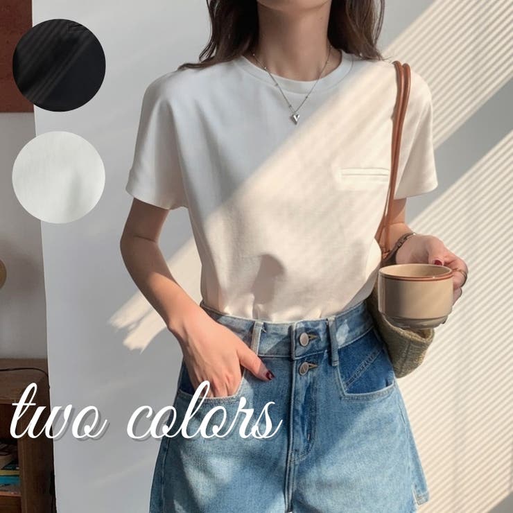シンプル半袖Tシャツ | Achic | 詳細画像1 