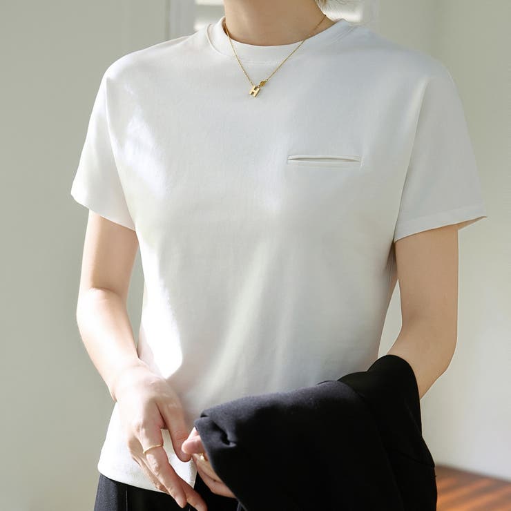 シンプル半袖Tシャツ | Achic | 詳細画像12 