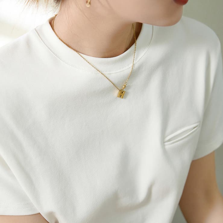 シンプル半袖Tシャツ | Achic | 詳細画像9 