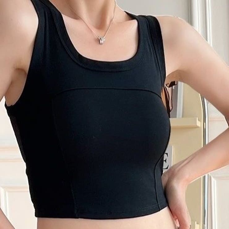 レース付きタンクトップ | Achic | 詳細画像6