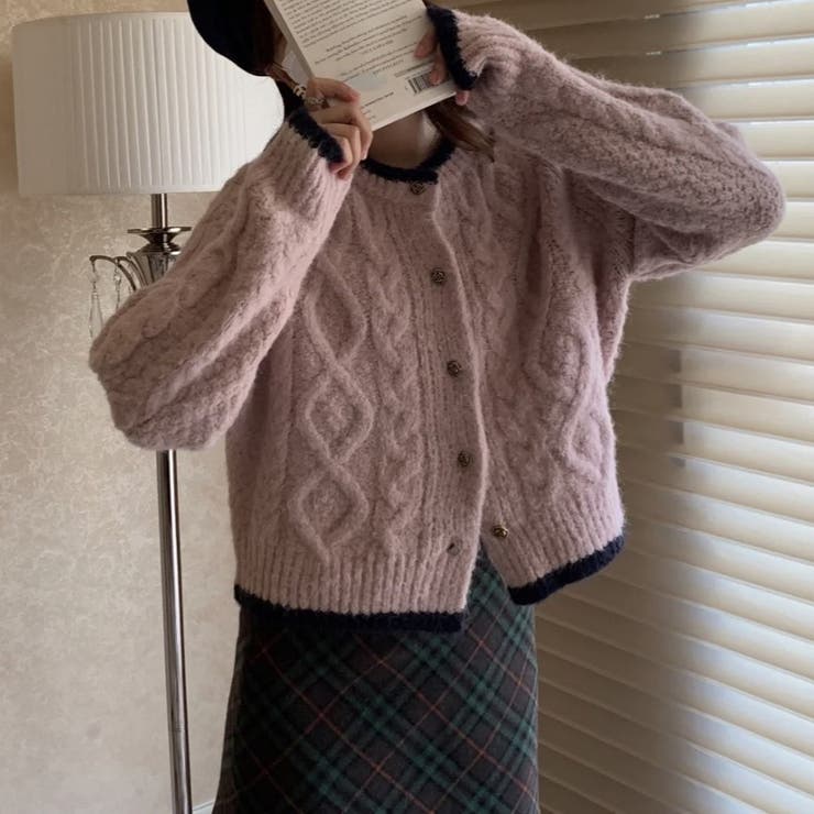 列マルチボタン 差し色セーター | Achic | 詳細画像11 