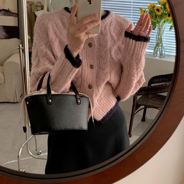 列マルチボタン 差し色セーター | Achic | 詳細画像13 