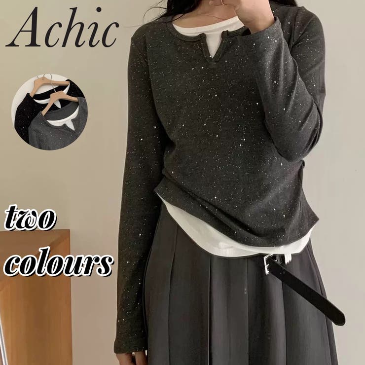 スパンコールラメニット | Achic | 詳細画像1 