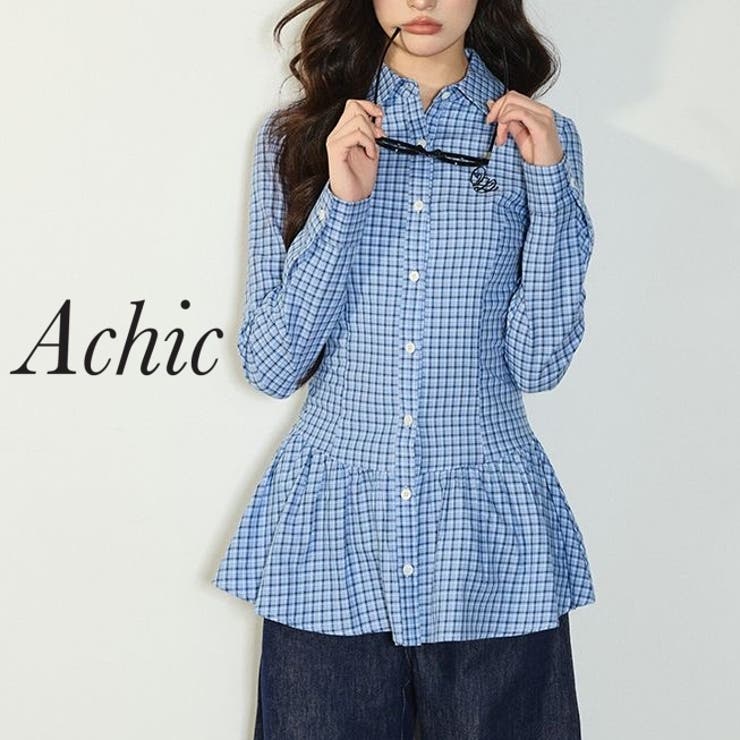 チェック柄 シャツ | Achic | 詳細画像1 