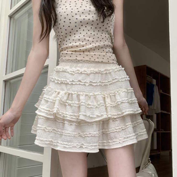 ティアードフレアミニスカート | Achic | 詳細画像24 