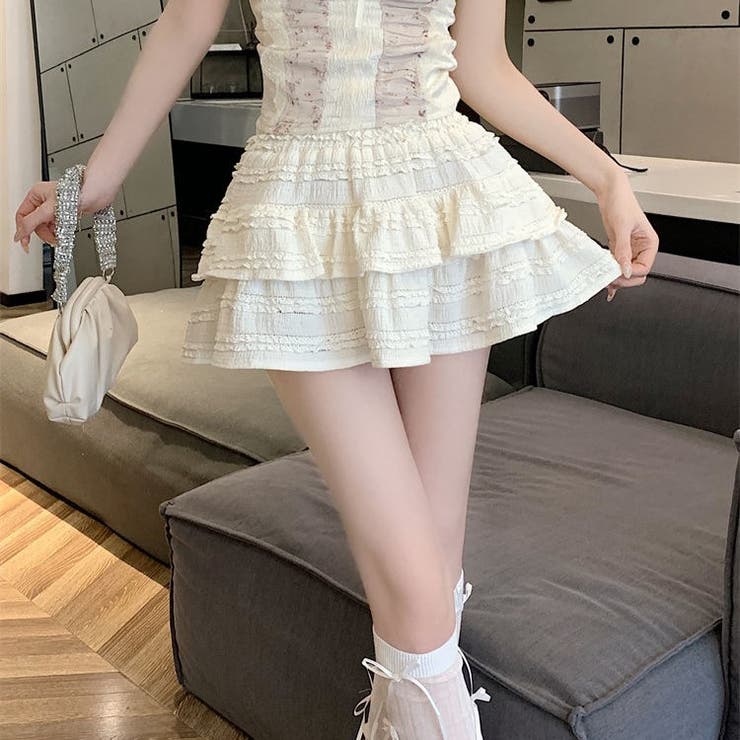 ティアードフレアミニスカート | Achic | 詳細画像31 