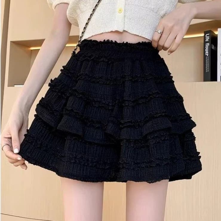 ティアードフレアミニスカート | Achic | 詳細画像37 